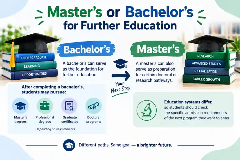 Master’s or Bachelor’s for Further Education