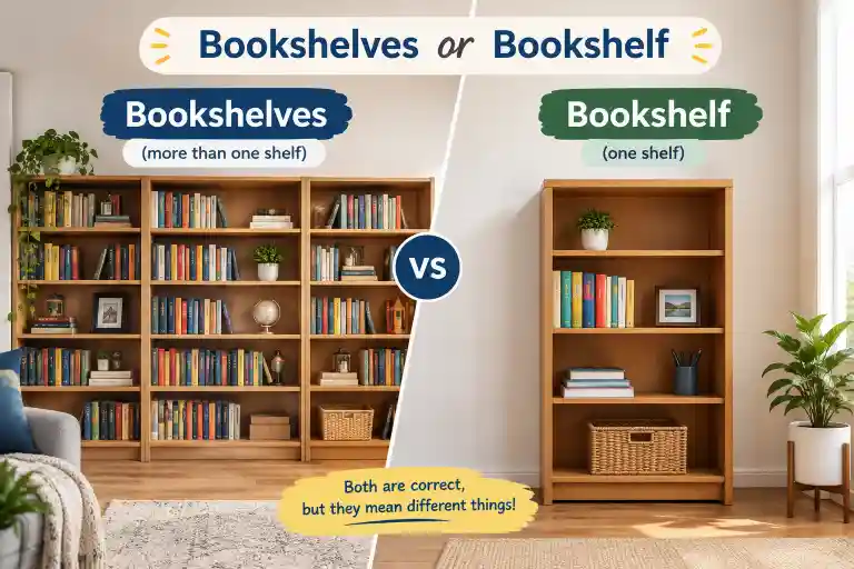 Bookshelves or Bookshelf