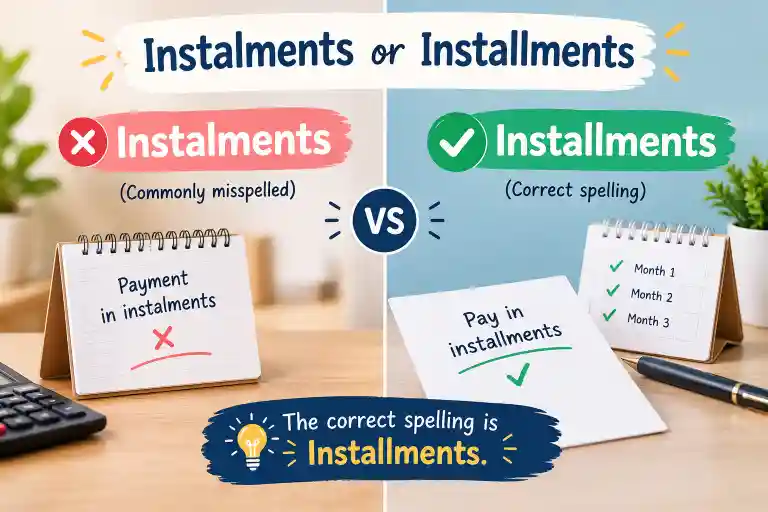 Instalments or Installments
