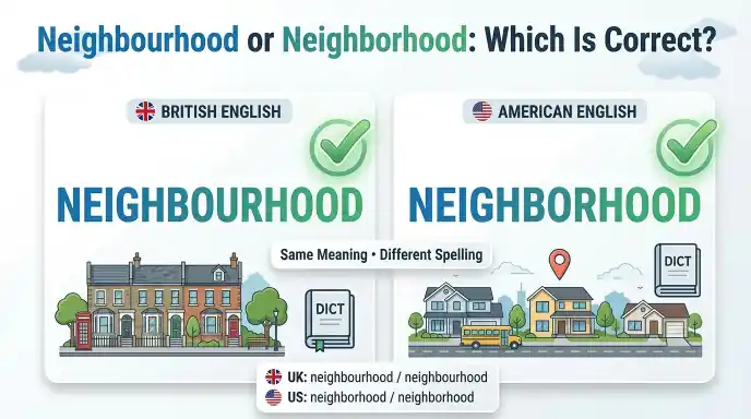 Neighbourhood or Neighborhood
