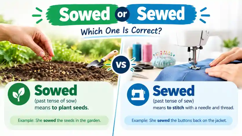 Sowed or Sewed