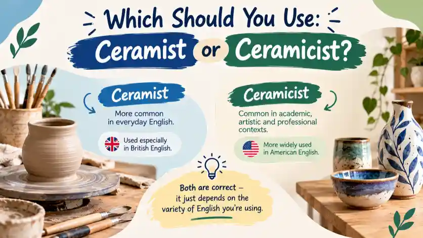 Which Should You Use: Ceramist or Ceramicist?