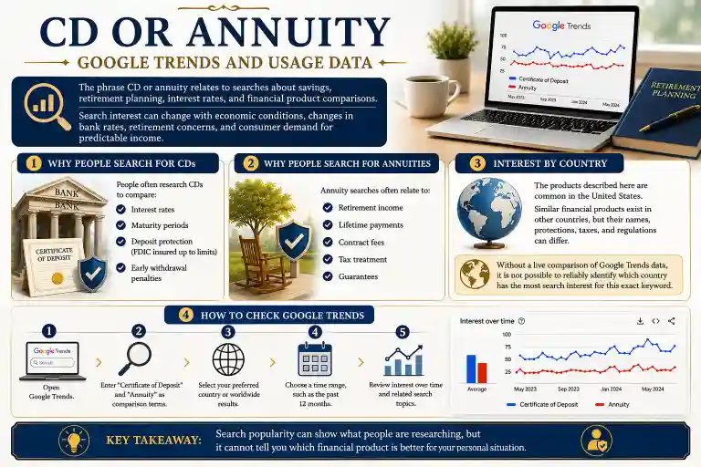 CD or Annuity : Google Trends and Usage Data