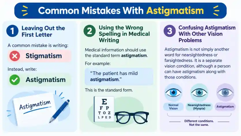 Common Mistakes With Astigmatism
