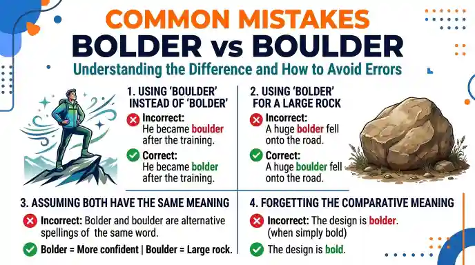 Common Mistakes With Bolder and Boulder