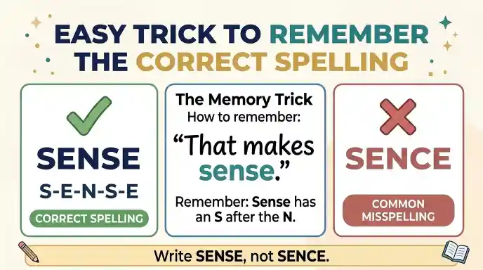 Easy Trick to Remember the Correct Spelling