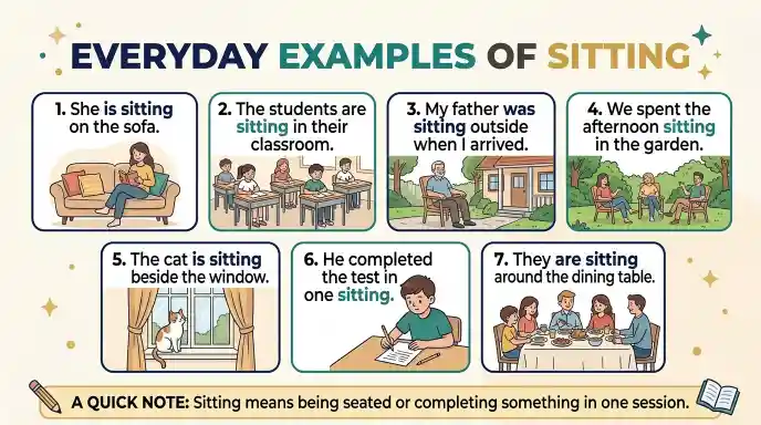 Everyday Examples of Sitting