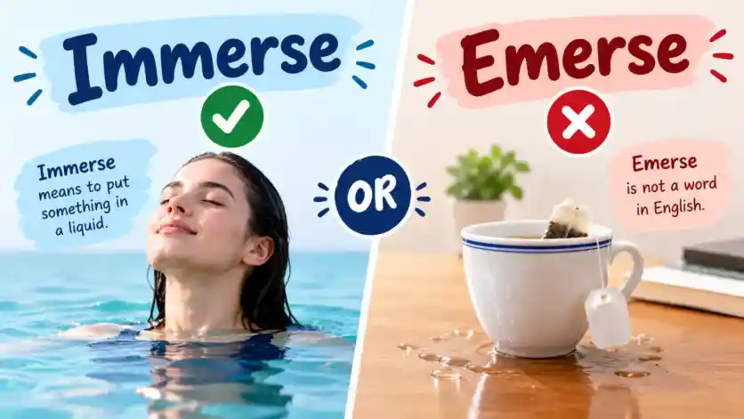 Immerse or Emerse