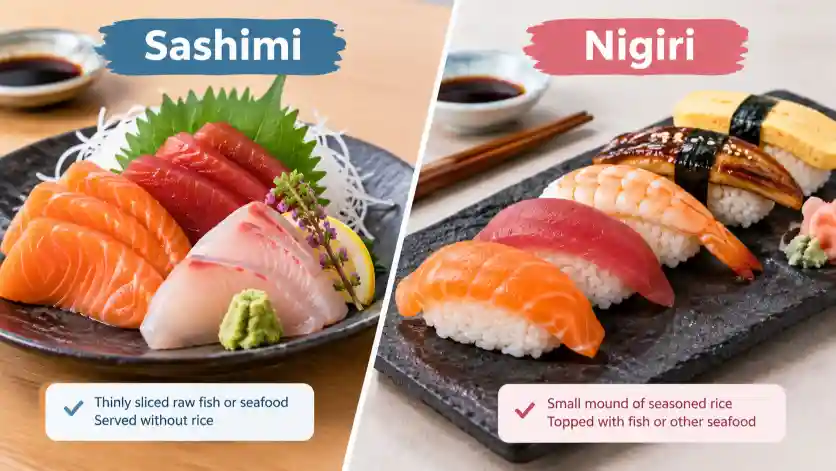 Sashimi or Nigiri