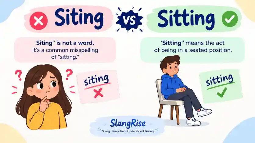 Siting or Sitting
