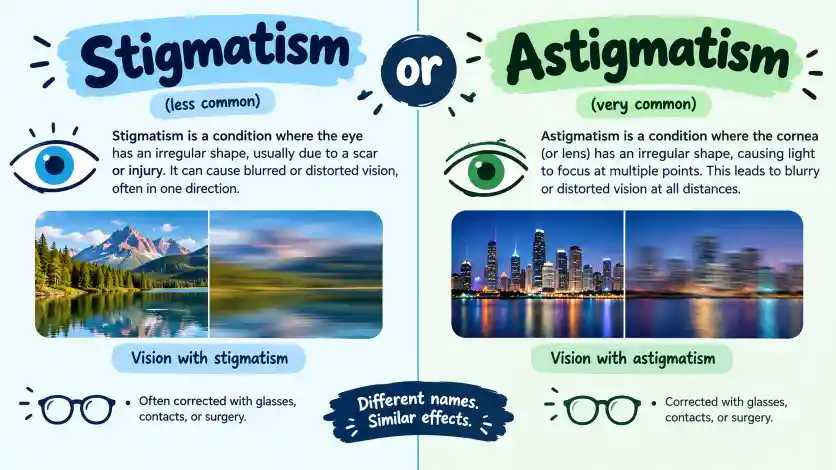 Stigmatism or Astigmatism