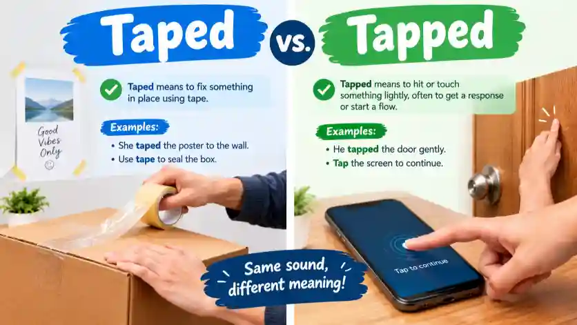 Taped vs. Tapped